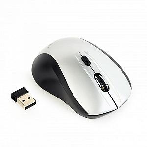 Комп'ютерна мишка бездротова Gembird MUSW-4B-02-BS Black/Silver USB - Фото 1