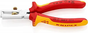 Стриппер Knipex 11 06 160 SB VDE 160 mm Yellow/Blue/Silver в блистерной упаковке - Фото 1
