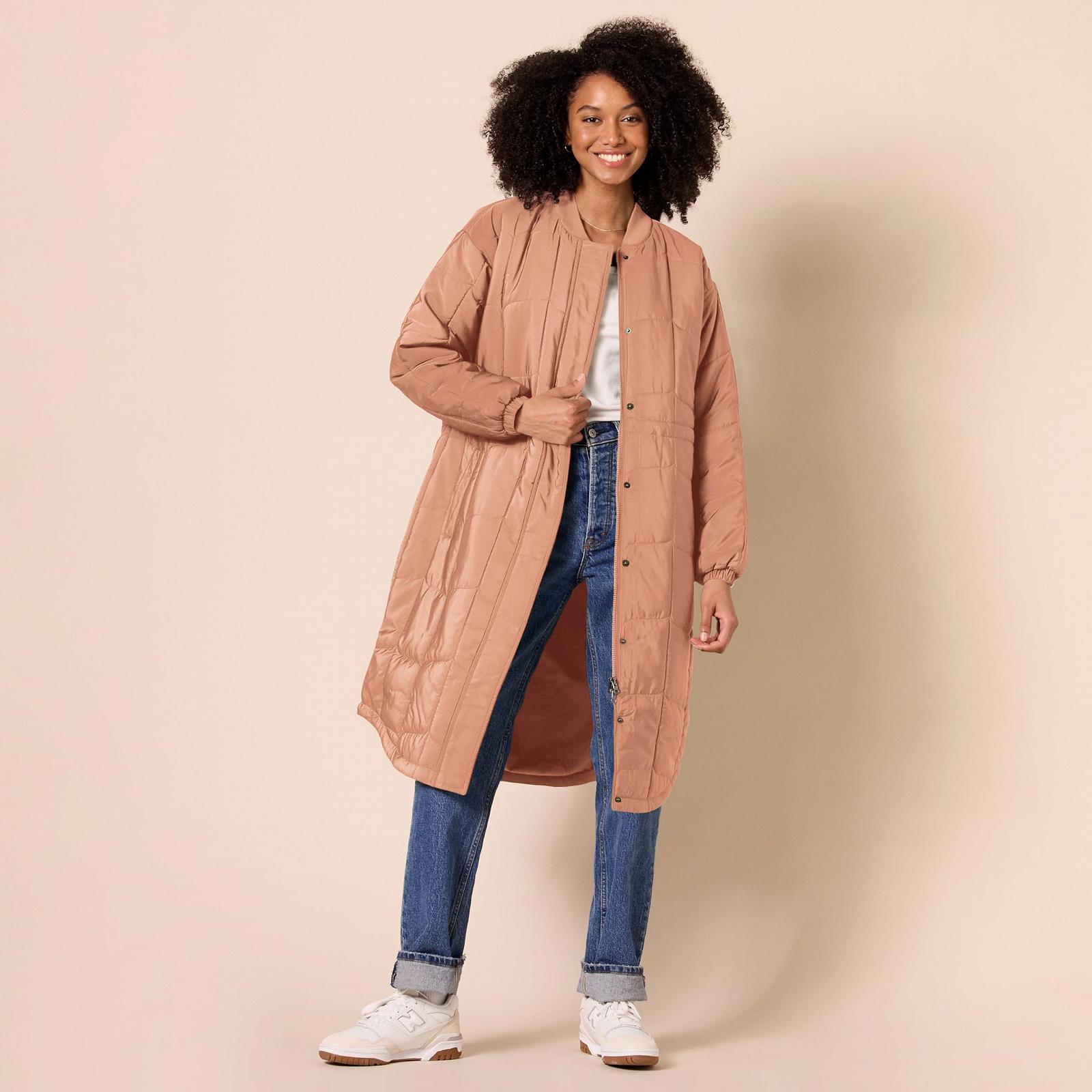 Жіноче пальто Amazon Essentials стьобане, фото №5