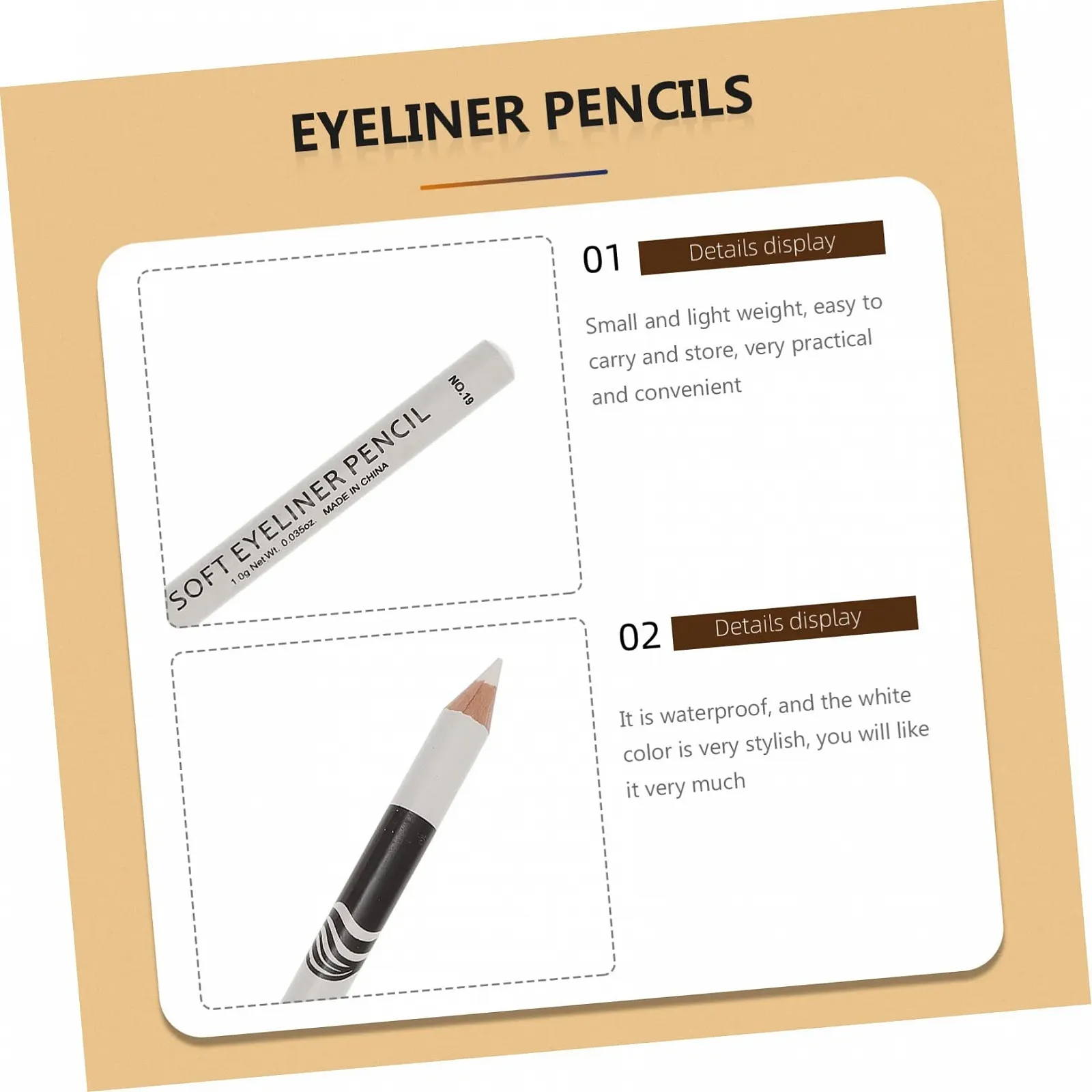 Карандаш для глаз FRCOLOR, фото №7