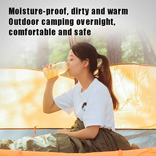 Спальний мішок MYVVKIA Lightweight 3 Seasons Warm Envelope Single з чохлом, для зовнішніх пригод і виживання, фото №2