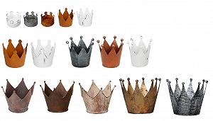 Подсвечник NETPROSHOP Tea Light Crown диаметр 5-11,5 см цвет Античное золото - Фото 1