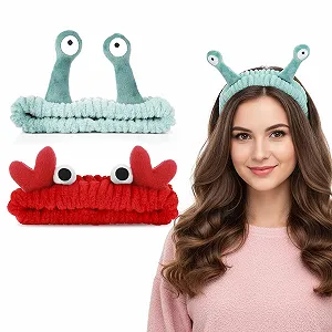 Набір з пов'язок на голову для вмивання, косметичнаушу, догляду за шкірою та краси - Фото 1