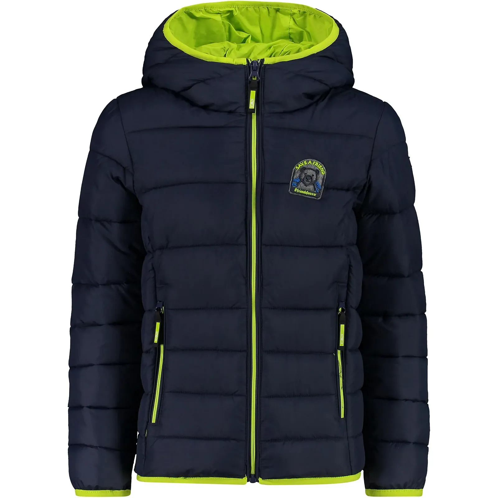 Куртка CMP Детская Унисекс Нейлоновая С Фиксированным Капюшоном, фото №1