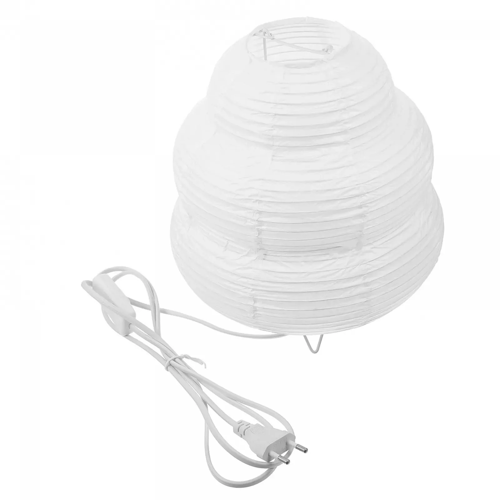 Настольная лампа HOMSFOU Paper Lantern Lamp E14 Rice Paper, фото №1