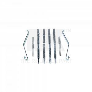 Комплект аксесуарів, гальмівні колодки NK 7923044 передній міст - Фото 1