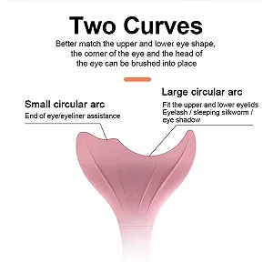 Трафарет для подводки глаз Силиконовый Мягкий Гибкий Многоразовый Портативный Розовый цена на synthetic.ua - Фото 1 Трафарет для подводки глаз Силиконовый Мягкий Гибкий Многоразовый Портативный Розовый synthetic.ua - Фото 1