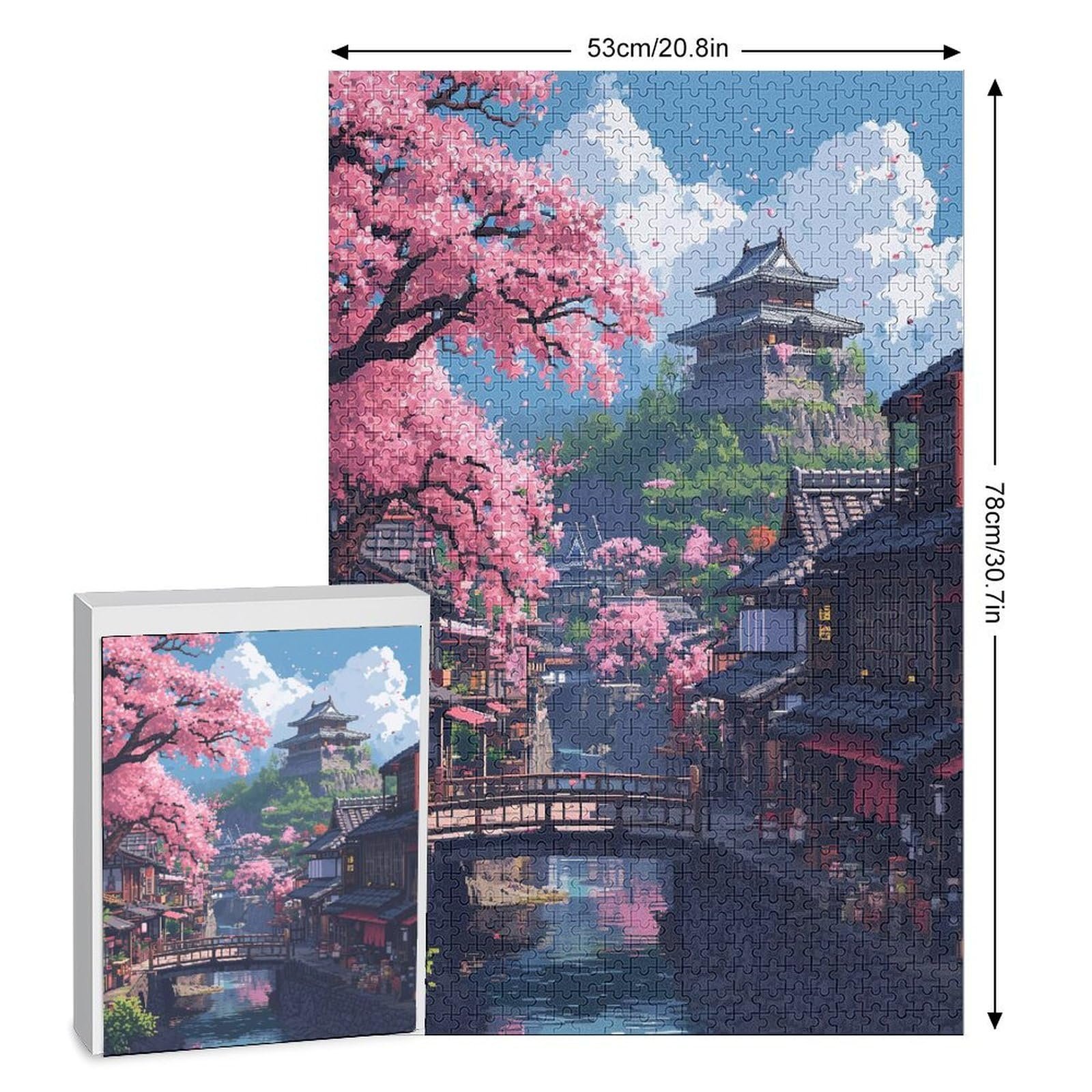 Дерев'яний пазл Cherry Tree Art Japan 1000 деталей 78 x 53 см, фото №2