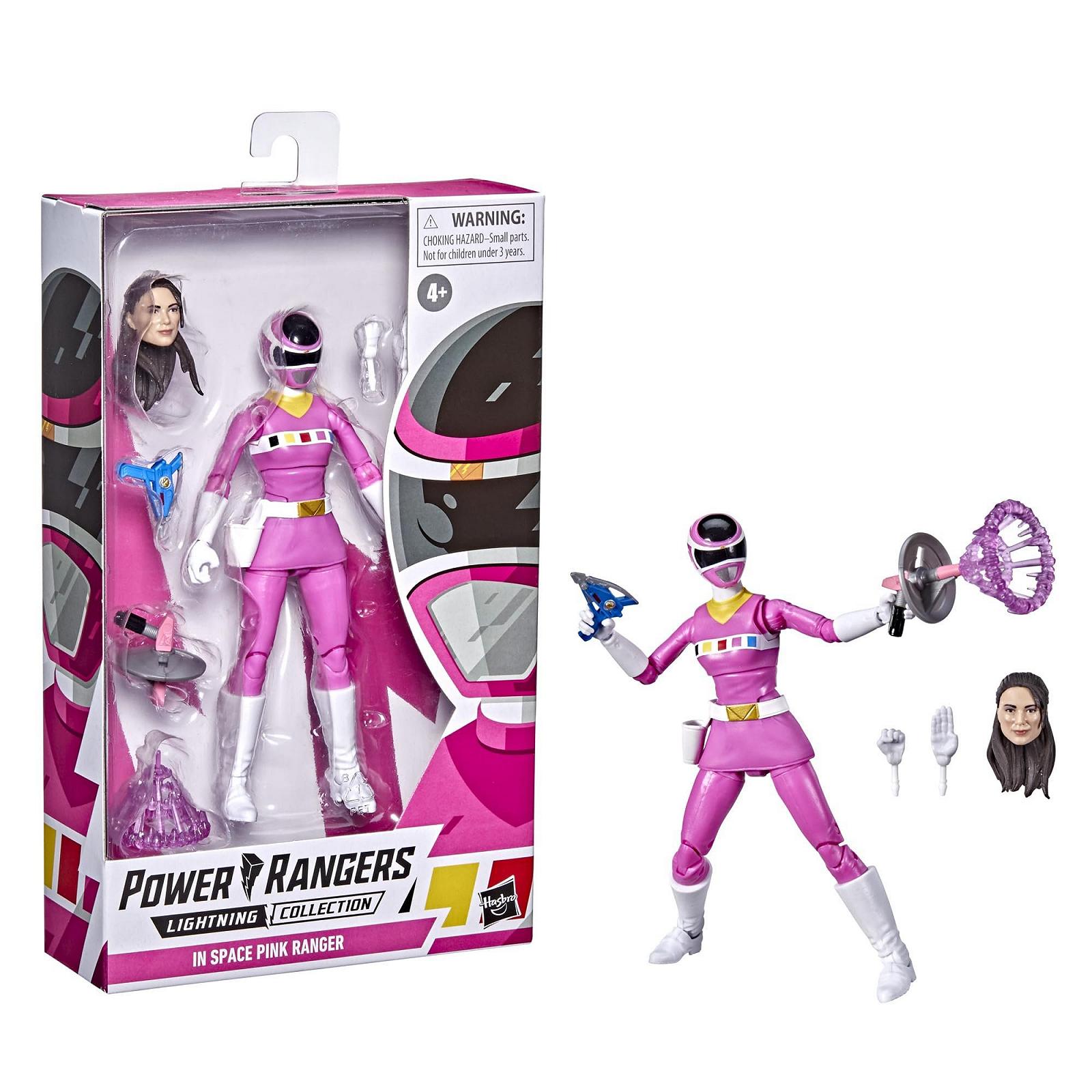 Фігурка Power Rangers In Space Рожевий Рейнджер 15 см Колекційна Іграшка з Аксесуарами, Журавлинний, фото №1