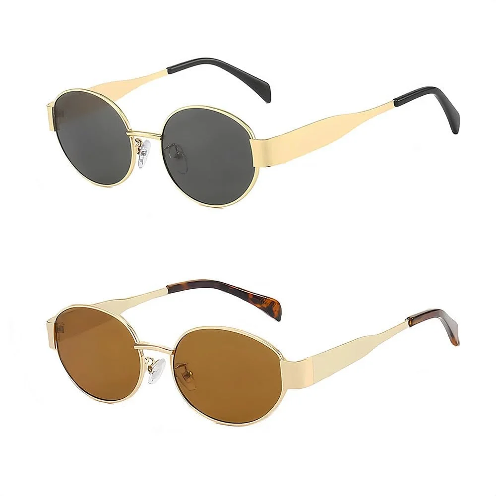 Сонцезахисні Окуляри (2 шт. в упаковці) TOFBS Овальні Поляризовані Металеві UV400, фото №1 Сонцезахисні Окуляри (2 шт. в упаковці) TOFBS Овальні Поляризовані Металеві UV400, фото №1