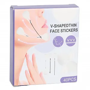 Ленты для подтяжки лица Упаковка из 80 V-образных наклейок для подтяжки лица - Фото 1