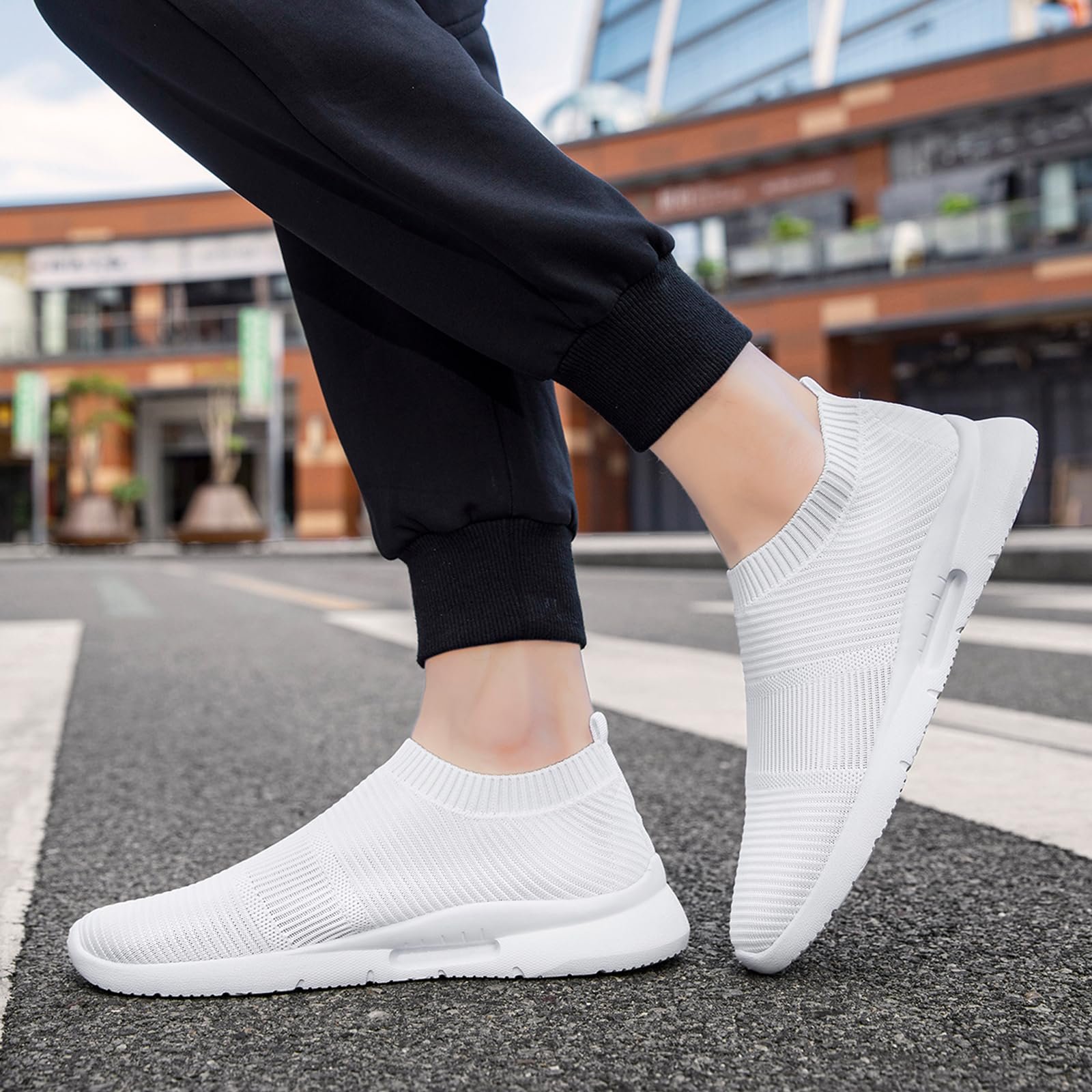 Кросівки JUEQIBAA Без шнурків Чоловічі спортивні кросівки, фото №7