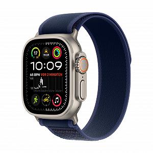 Смарт-годинник Apple Watch Ultra 2 (GPS + Cellular 49 мм) Титановий корпус Nature та ремінець Trail Loop синій (S/M) - Фото 1