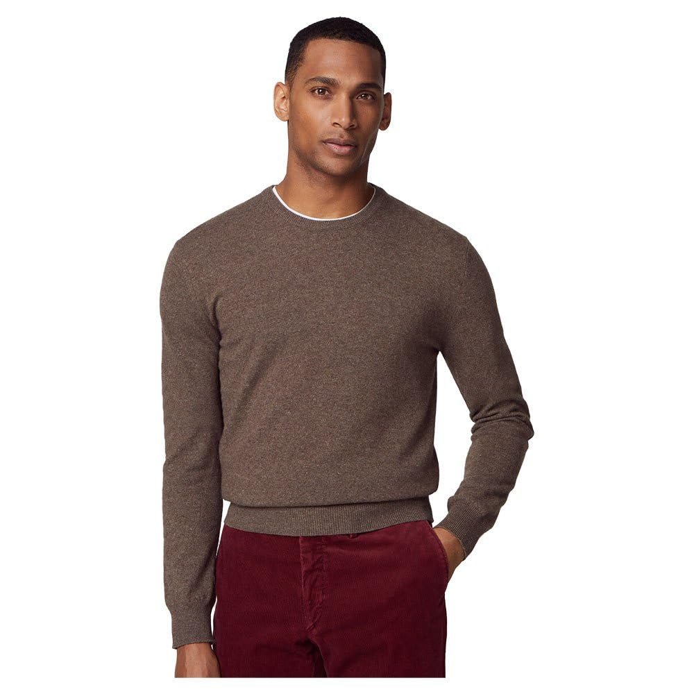 Чоловічий пуловер Hackett London Merino Cash Mix Crew, фото №1