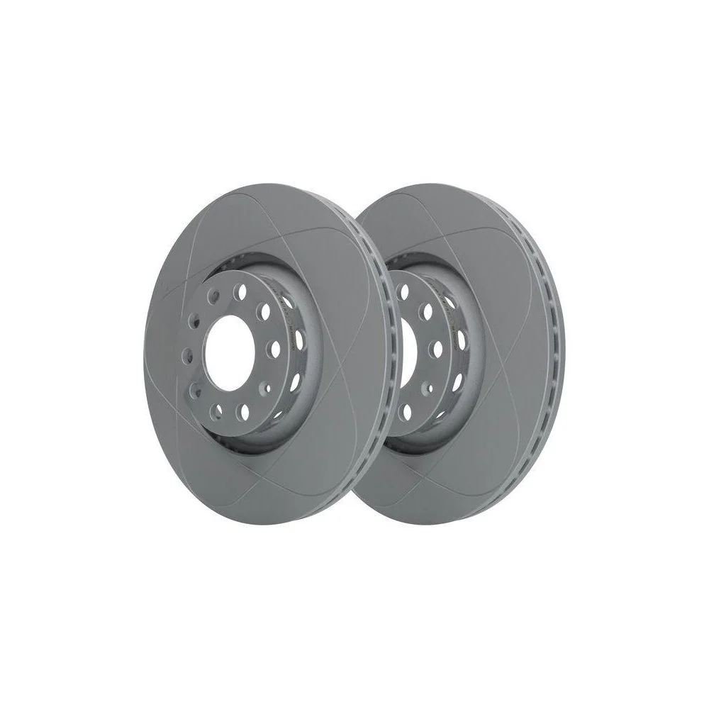 Гальмівний диск ATE PowerDisc 24.0325-0137.1 для SEAT SKODA VAG передня вісь, фото №1