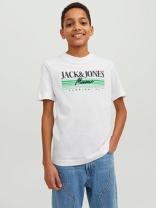 Футболка Jack&Jones  TEE SS CREW NECK JNR 12235498 Белый S - Фото 1