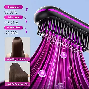Випрямляч-щітка Go Brush Pro Бездротовий Міні Рожевий synthetic.ua - Фото 1