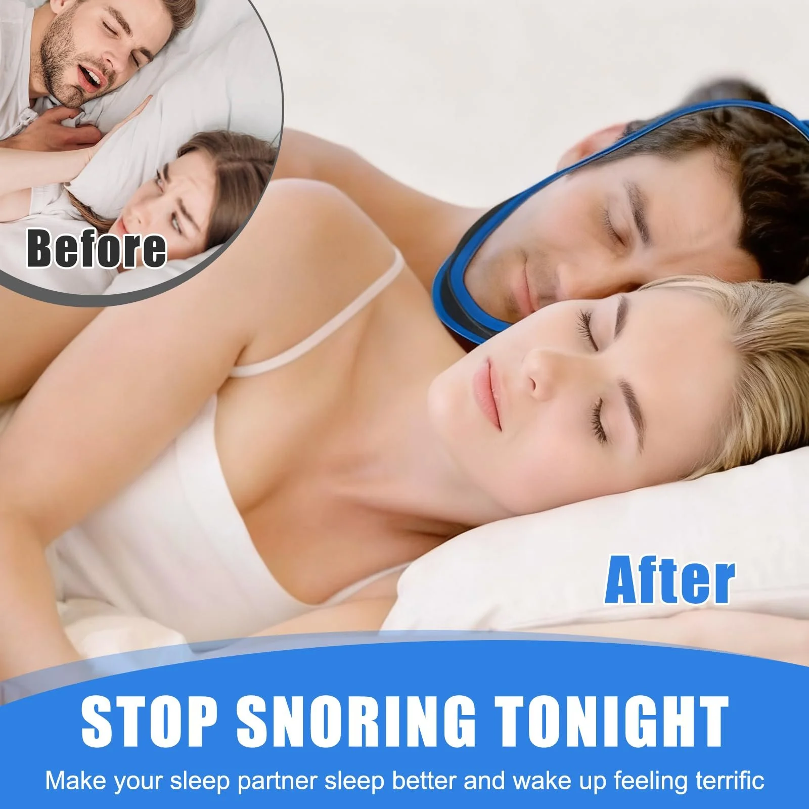 Ремінець проти хропіння, бандаж, фото №4