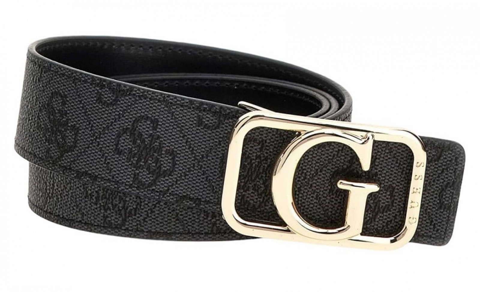 Жіночий ремінь Guess - Mietta Adjustable / Reversible Чорний (Coal) - М, фото №1