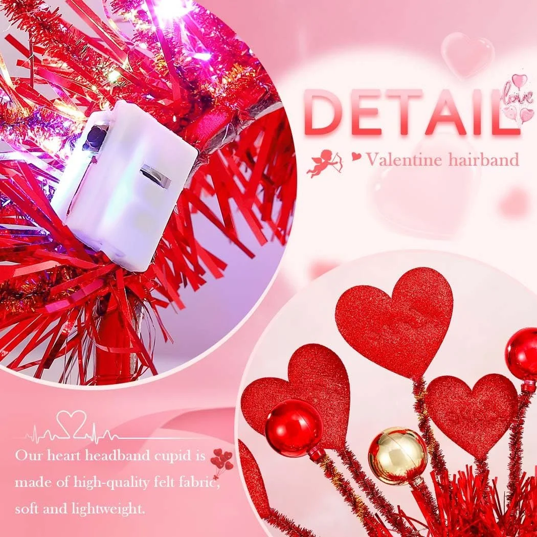 Обруч на День Святого Валентина, фото №3