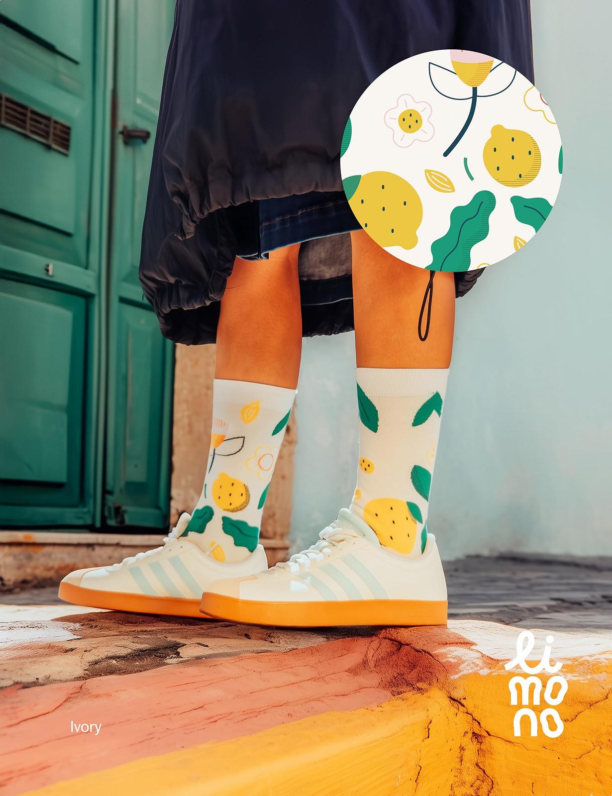 Носки Lemonheads Унисекс Цветные Из органического хлопка, фото №3