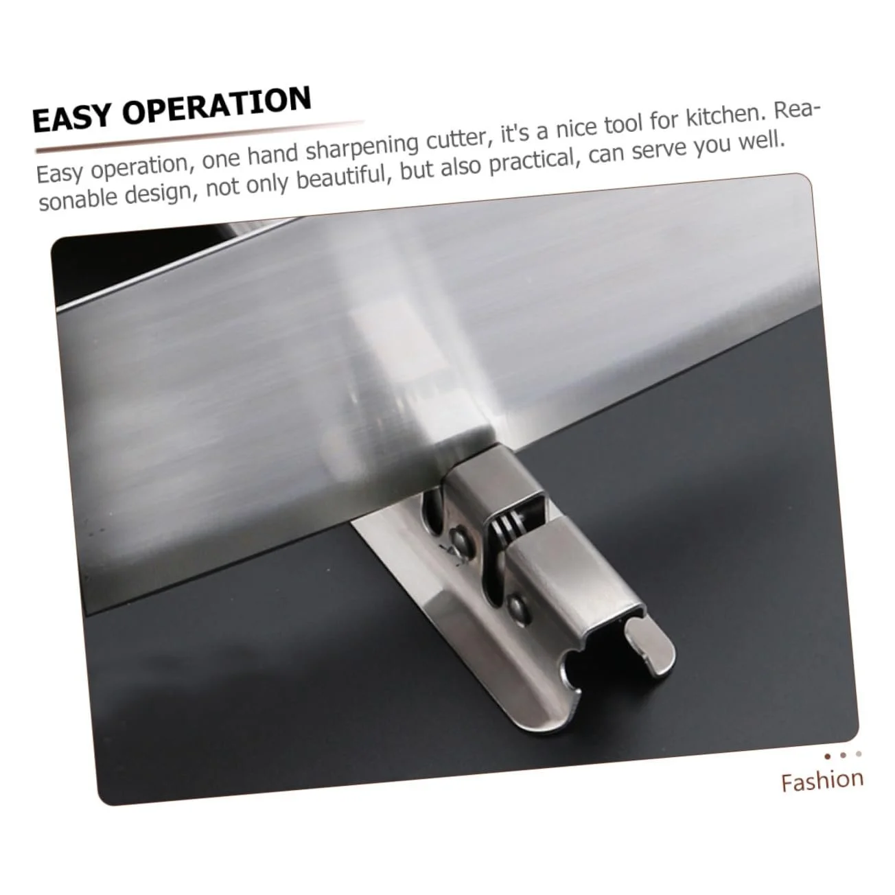 Точилка для ножів з нержавіючої сталі з ергономічною рукояткою настільна побутова, фото №3 Точилка для ножів з нержавіючої сталі з ергономічною рукояткою настільна побутова, фото №3
