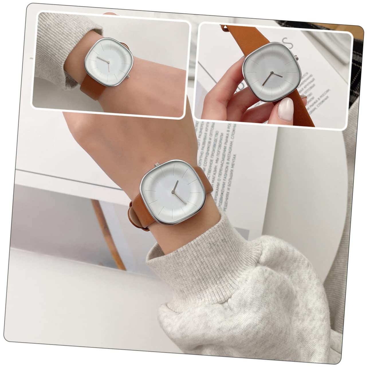 Healvian Часы наручные женские Модные часы с комфортным браслетом Минималистичный дизайн, фото №8 Healvian Часы наручные женские Модные часы с комфортным браслетом Минималистичный дизайн, фото №8