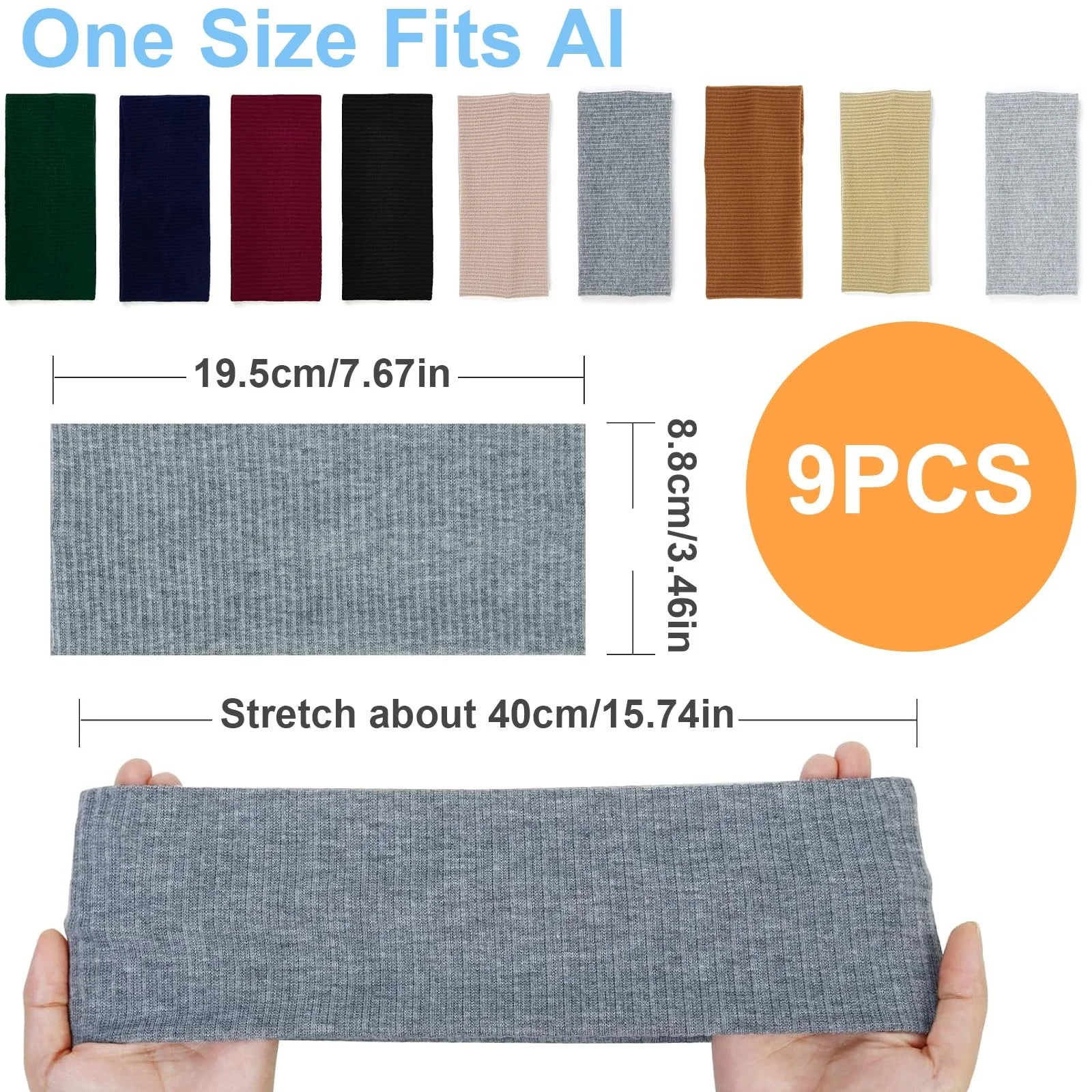 Спортивна Пов'язка на Голову Тонка для Волосся для Занять Спортом Йогою, фото №2