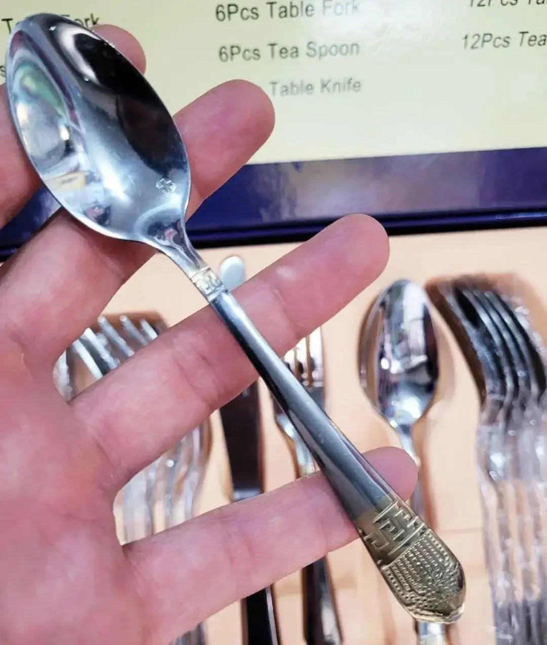 Набір посуд на 6 осіб 24 штуки з нержавіючої сталі Zepter ZP1001, фото №9 Набір посуд на 6 осіб 24 штуки з нержавіючої сталі Zepter ZP1001, фото №9