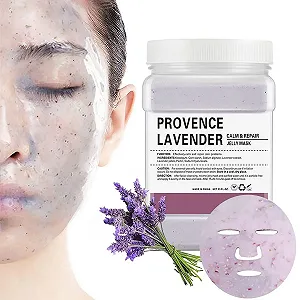 Маска для лица Желе POZTL Лаванда Успокаивающая, профессиональная гидро маска-пленка, увлажняющая и гидратирующая, для ухода за кожей, DIY спа резиновая маска для лица - Фото 1