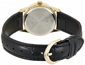 Женские часы Аналоговые Casio LTP-V001GL-7BUDF Кожа Черный Кварц, Ремешок, Ремешок. synthetic.ua - Фото 1