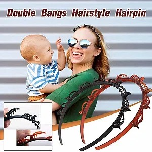 Обруч для зачіски з кліпсами synthetic.ua - Фото 1