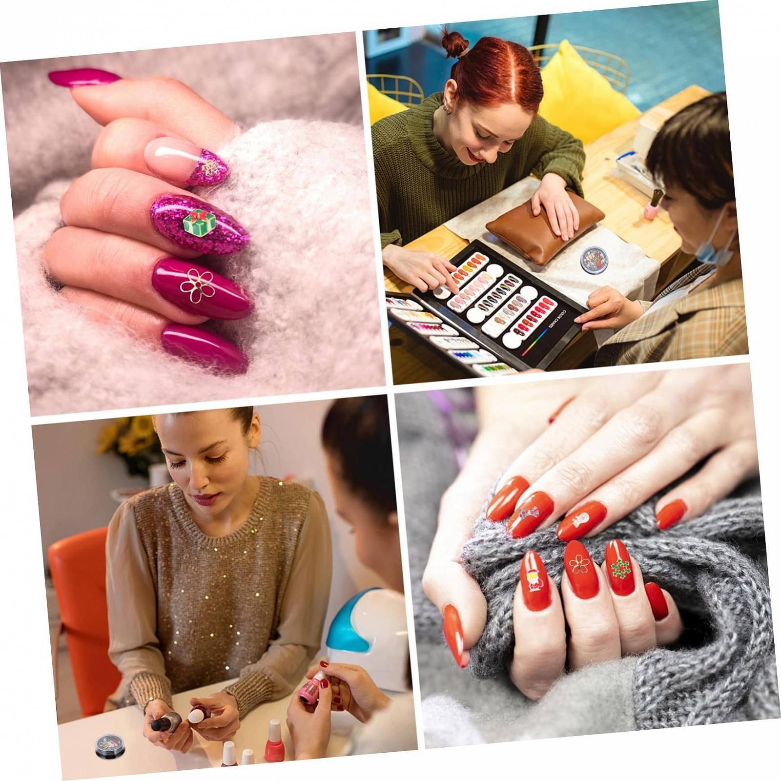 Прикраса для нігтів Healeved Boxen Різдвяні, креативні, з сплаву, фото №5