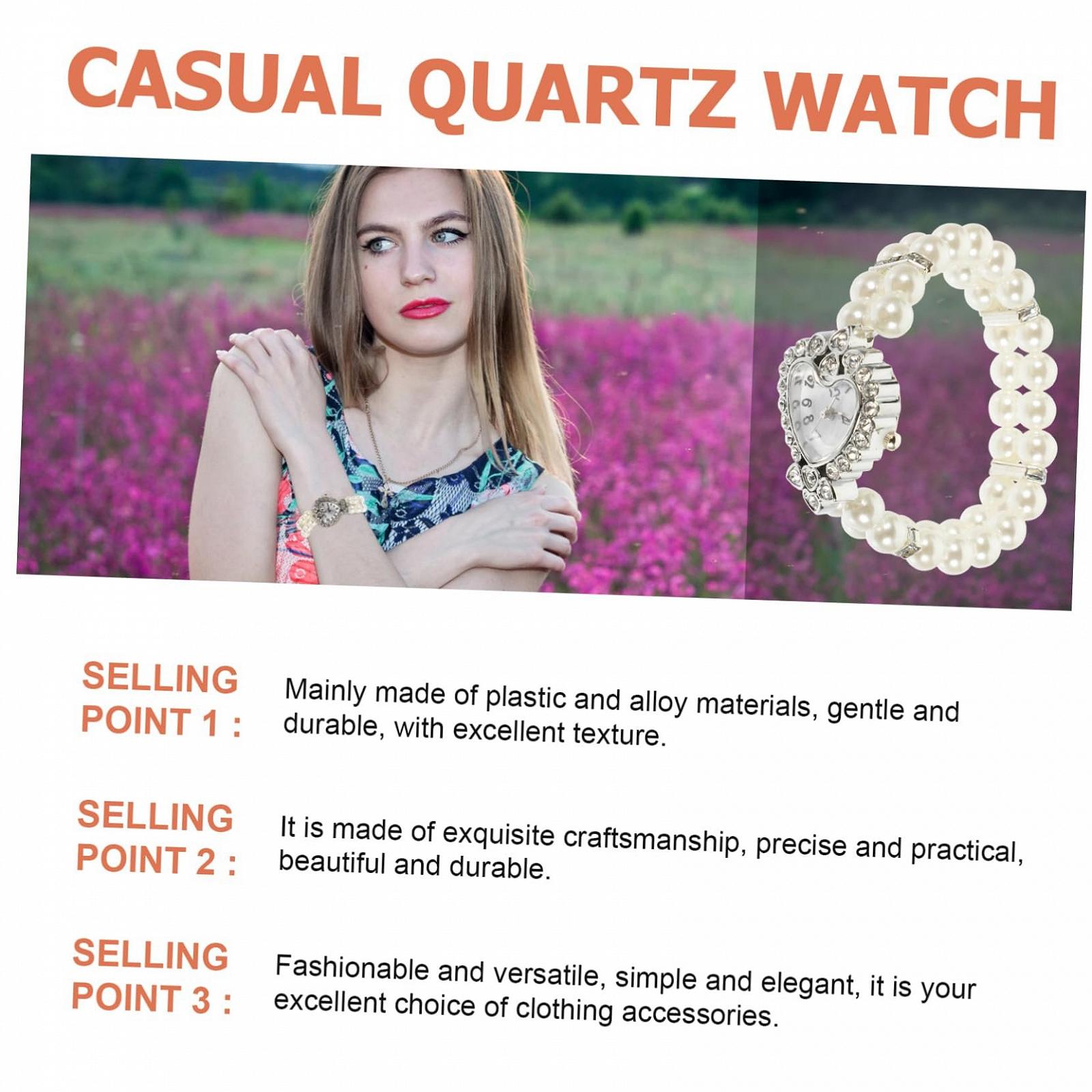 Женские часы-браслет LIFKOME Жемчужная цепочка из искусственного жемчуга Кварцевые часы для отдыха Элегантный аксессуар с текстурой и прочностью, фото №8 Женские часы-браслет LIFKOME Жемчужная цепочка из искусственного жемчуга Кварцевые часы для отдыха Элегантный аксессуар с текстурой и прочностью, фото №8