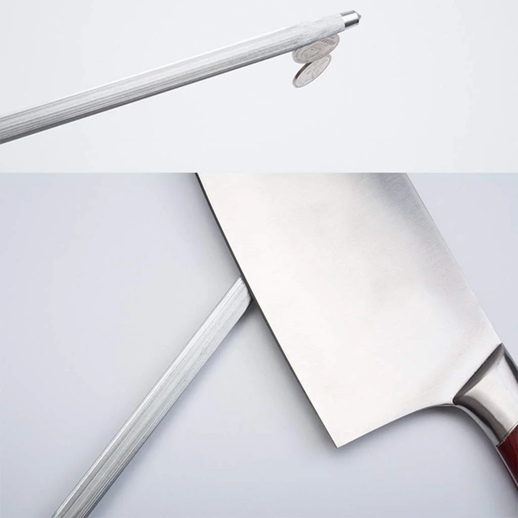 Мусат профессиональный кухонный для заточки ножей и ножниц, фото №7