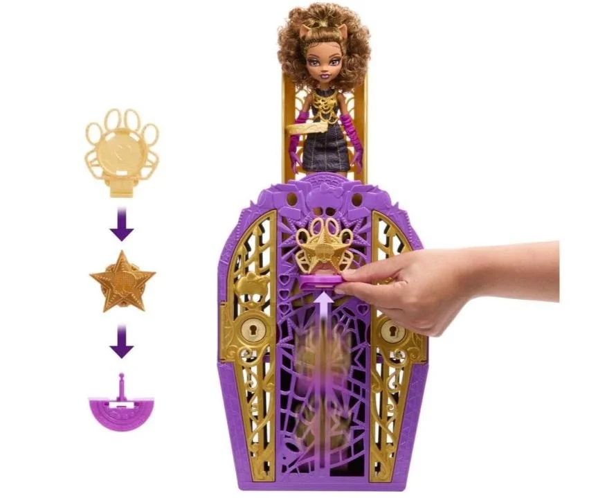 Monster High Clawdeen Wolf Клодин Вульф тайны Хаунтлливуда Skulltimate Secrets – шкаф, 19+ сюрпризов, фото №3 Monster High Clawdeen Wolf Клодин Вульф тайны Хаунтлливуда Skulltimate Secrets – шкаф, 19+ сюрпризов, фото №3