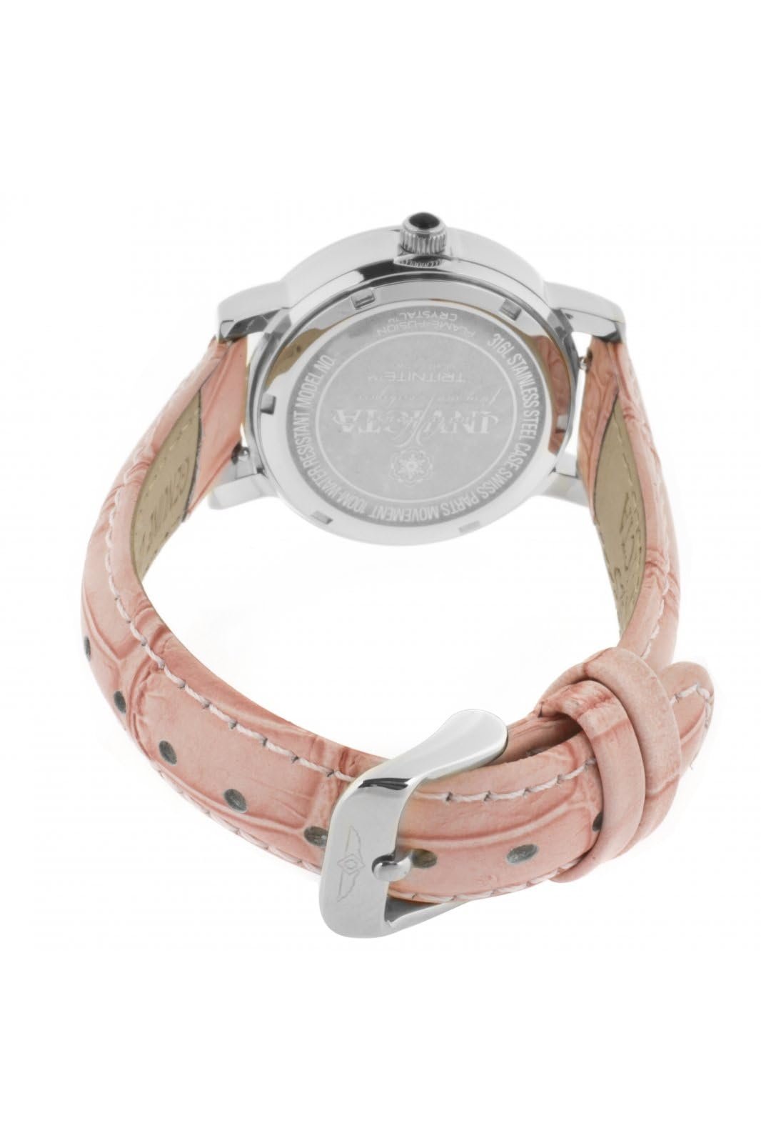 Часы Кварцевые Invicta Wildflower 13967 Серебряный Циферблат Розовый Ремешок, фото №4