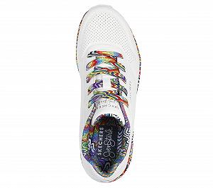 Кроссовки Skechers Jen Stark: UNO - Mini Drip 177959-WMLT Женские, Белый/Мульти synthetic.ua - Фото 1