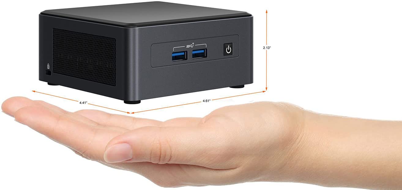 Міні ПК Intel NUC NUC11TNHI5 Tiger Canyon 16GB RAM 512GB SSD Win 11 Pro 11th Gen Intel Core i5-1135G7 4-Core 8-Wire, фото №2