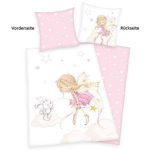 Комплект Постільної Білизни Herding Little Fairy Реверсивний Малюнок Наволочка 80 x 80 см, Підковдра 135 x 200 см, Бавовна/Рефорс, Різнокольоровий synthetic.ua - Фото 1