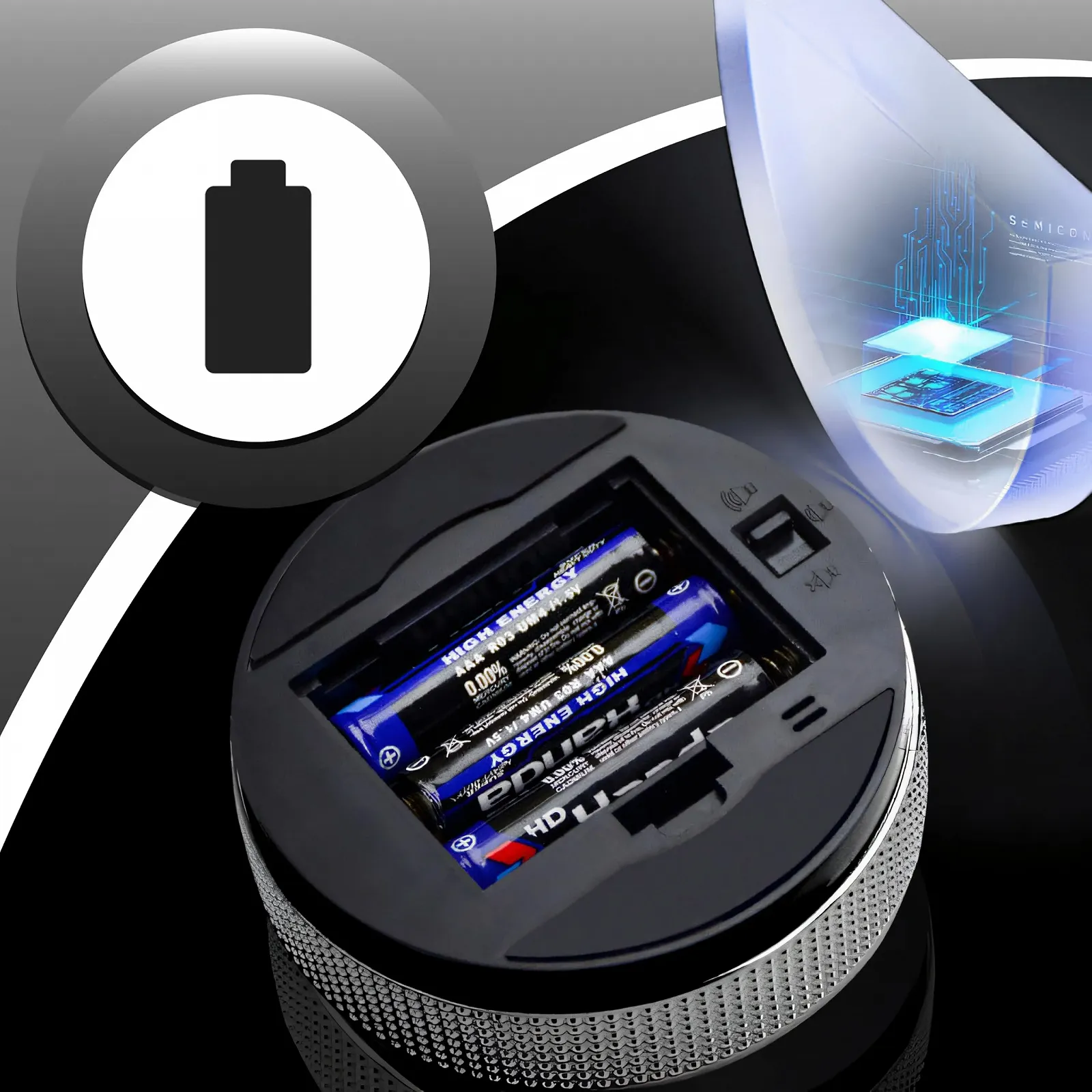 Цифровой кухонный таймер Retoo Магнитный Большой LED дисплей Обратный отсчет и Секундомер AAA, фото №3