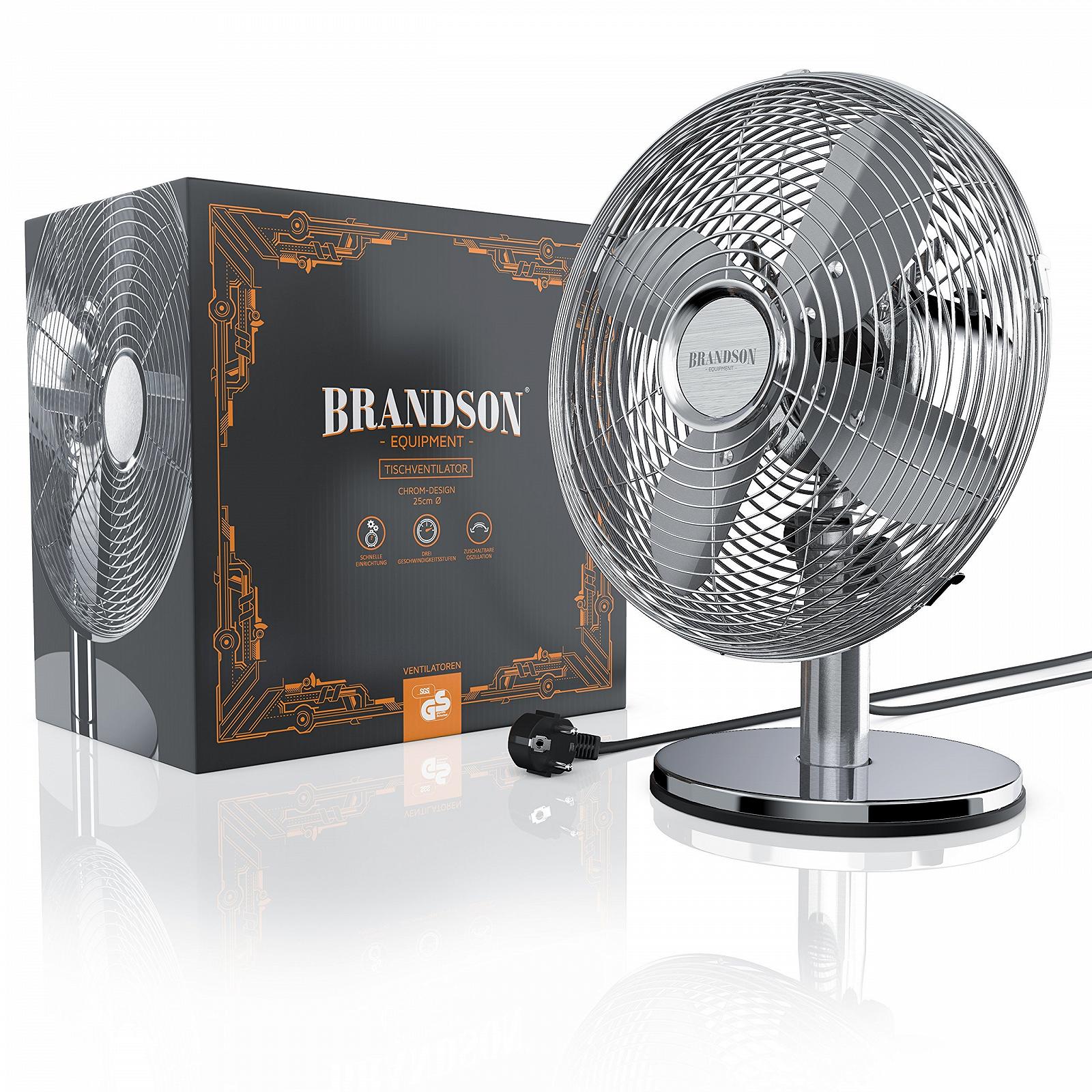Вентилятор Настольный Brandson Retro Model 2020 Silverline, фото №7