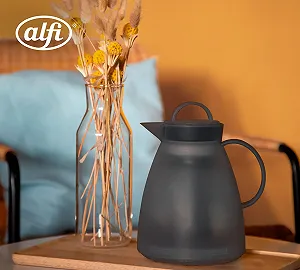 Чайник-заварник alfi DAN TEA 1.00 л, димчастий, сірий прозорий synthetic.ua - Фото 1