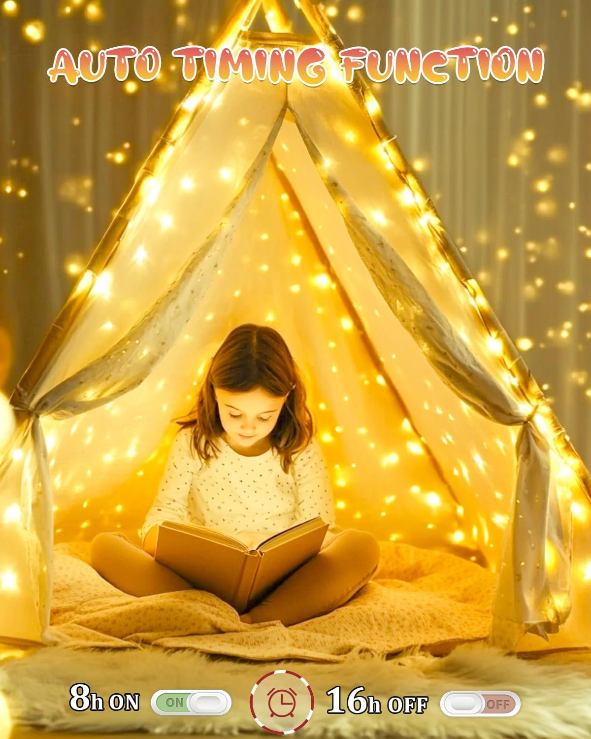 Гірлянда Dalugo 3 м 30 LED Теплий білий (2 шт. в упаковці), фото №4