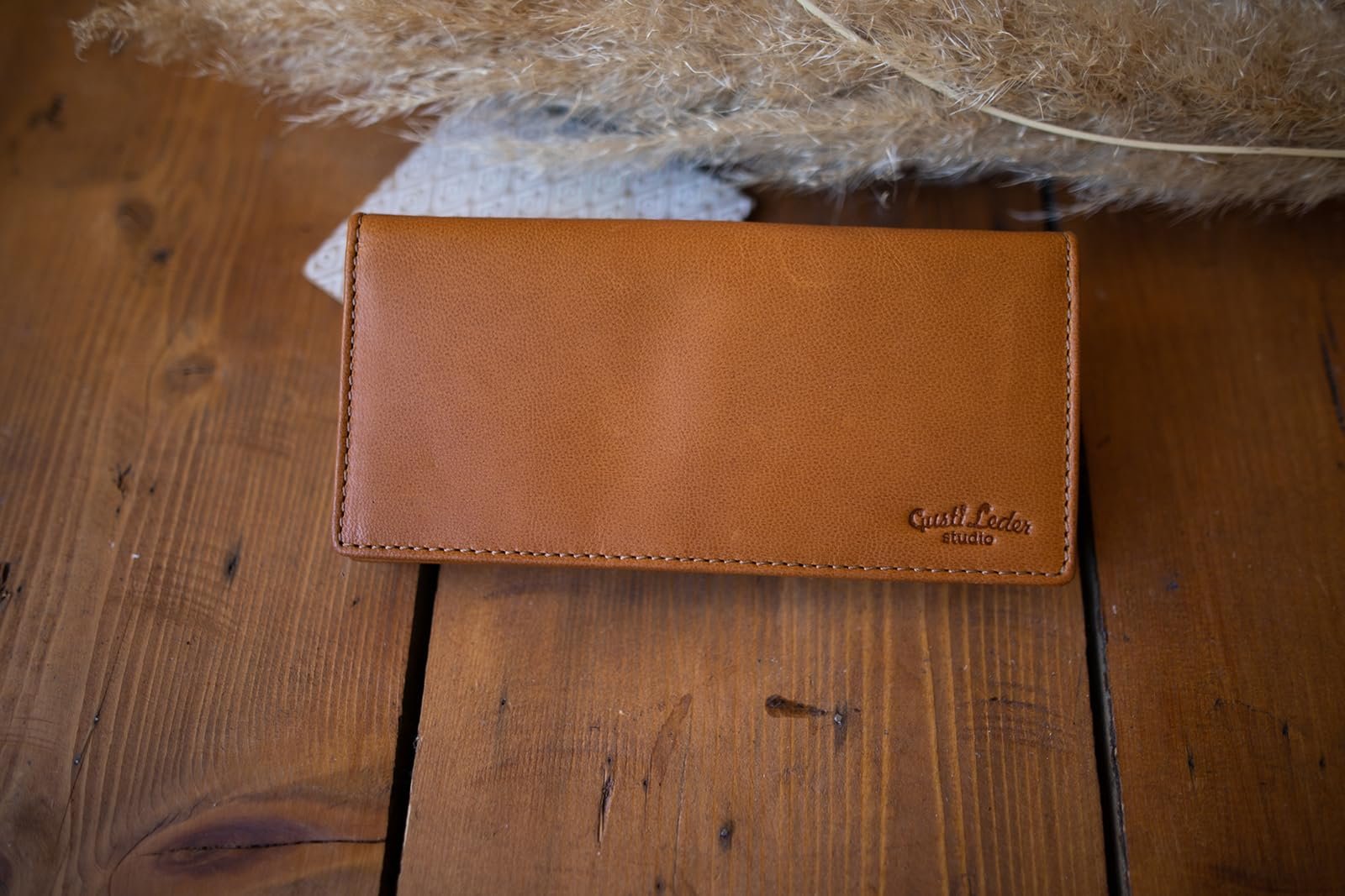 Кошелек Gusti Studio Pia из кожи, Hazelnut Brown, hazelnut, Vintage, фото №8