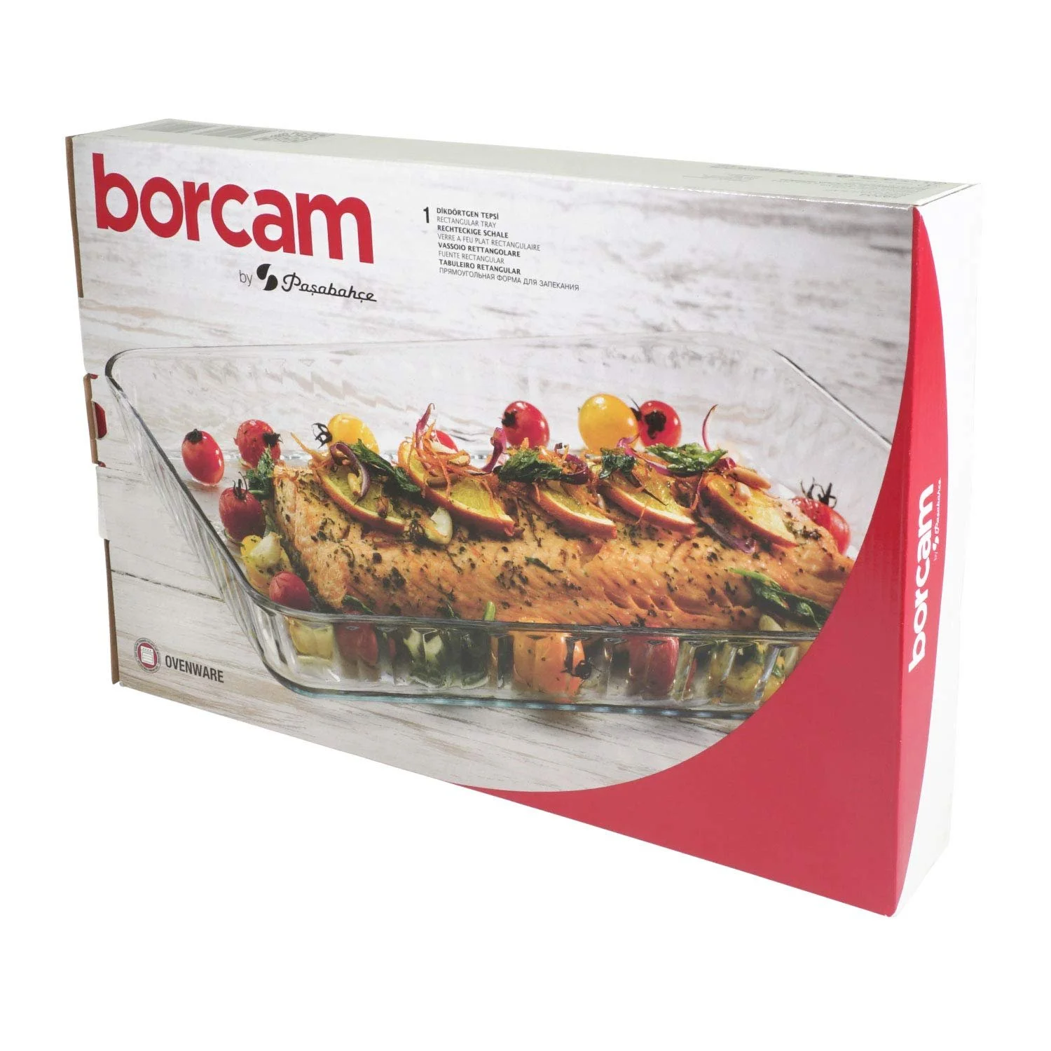 Набір форм для запікання Pasabahce Borcam Скляна квадратна велика, фото №4