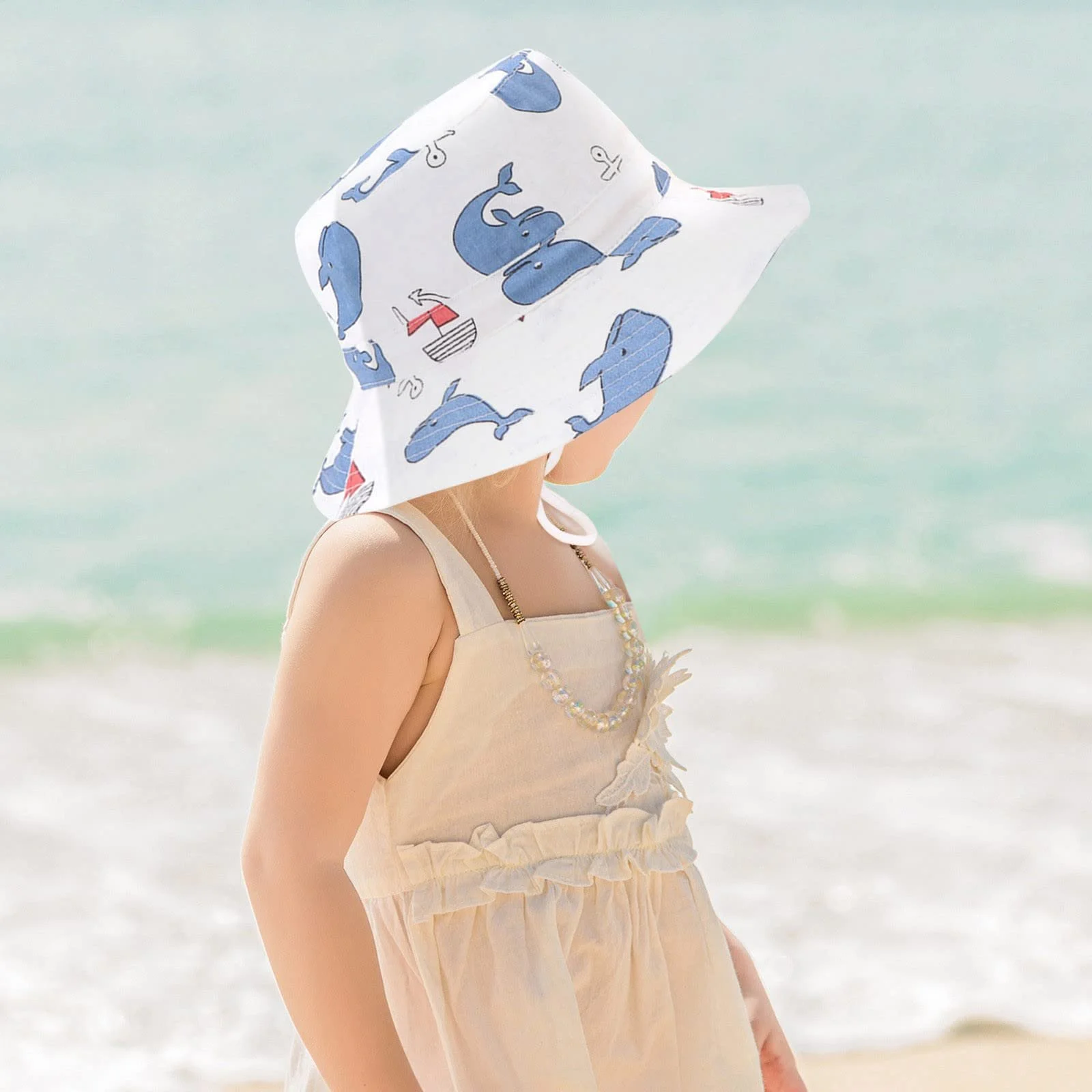 Бейсболка бавовняна UPF 50+ з мультяшним принтом, фото №2