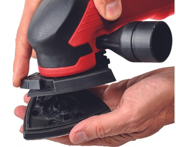 Einhell Шліфмашина дельтавидна TC-DS 20 E 200Вт 90х90х90мм 12000-22000об•хв, 9 шліфпаперів 0.84кг, фото №5 Einhell Шліфмашина дельтавидна TC-DS 20 E 200Вт 90х90х90мм 12000-22000об•хв, 9 шліфпаперів 0.84кг, фото №5