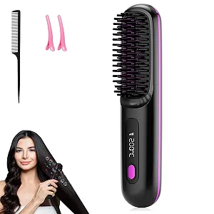 Щітка-випрямляч Go Brush Pro Wireless Rechargeable LED 160-200°C - Фото 1