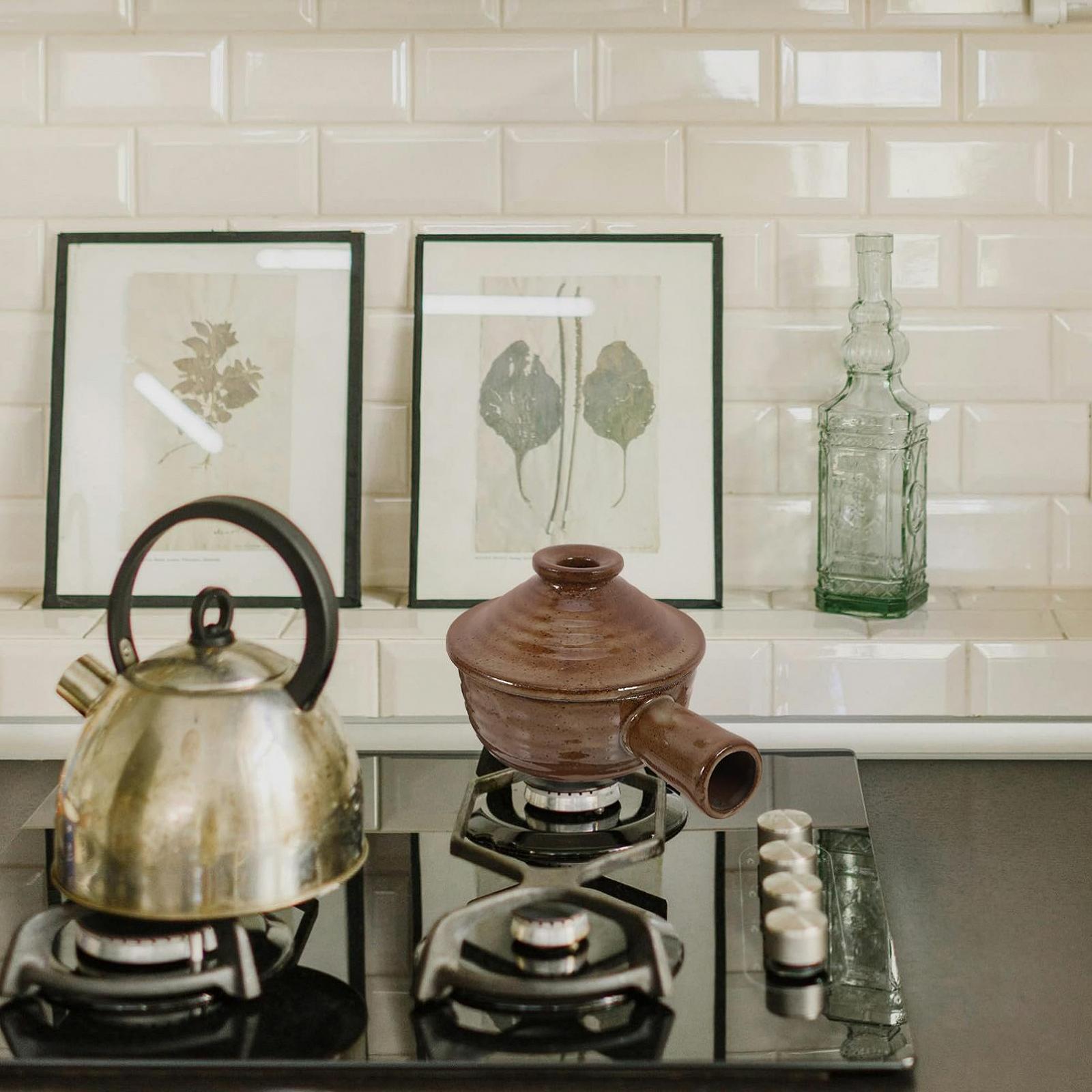 Кастрюля С крышкой Термостойкая Антипригарная для риса и супа, фото №4